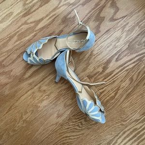 NWOT Rachel Simpson peep toe heels